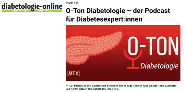 Vorschau für O-Ton Diabetologie Extra: Rise for Diabetes – Heiko Scharfenort über bessere Diagnostik und Behandlung
